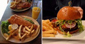 fish & chips vs Burger